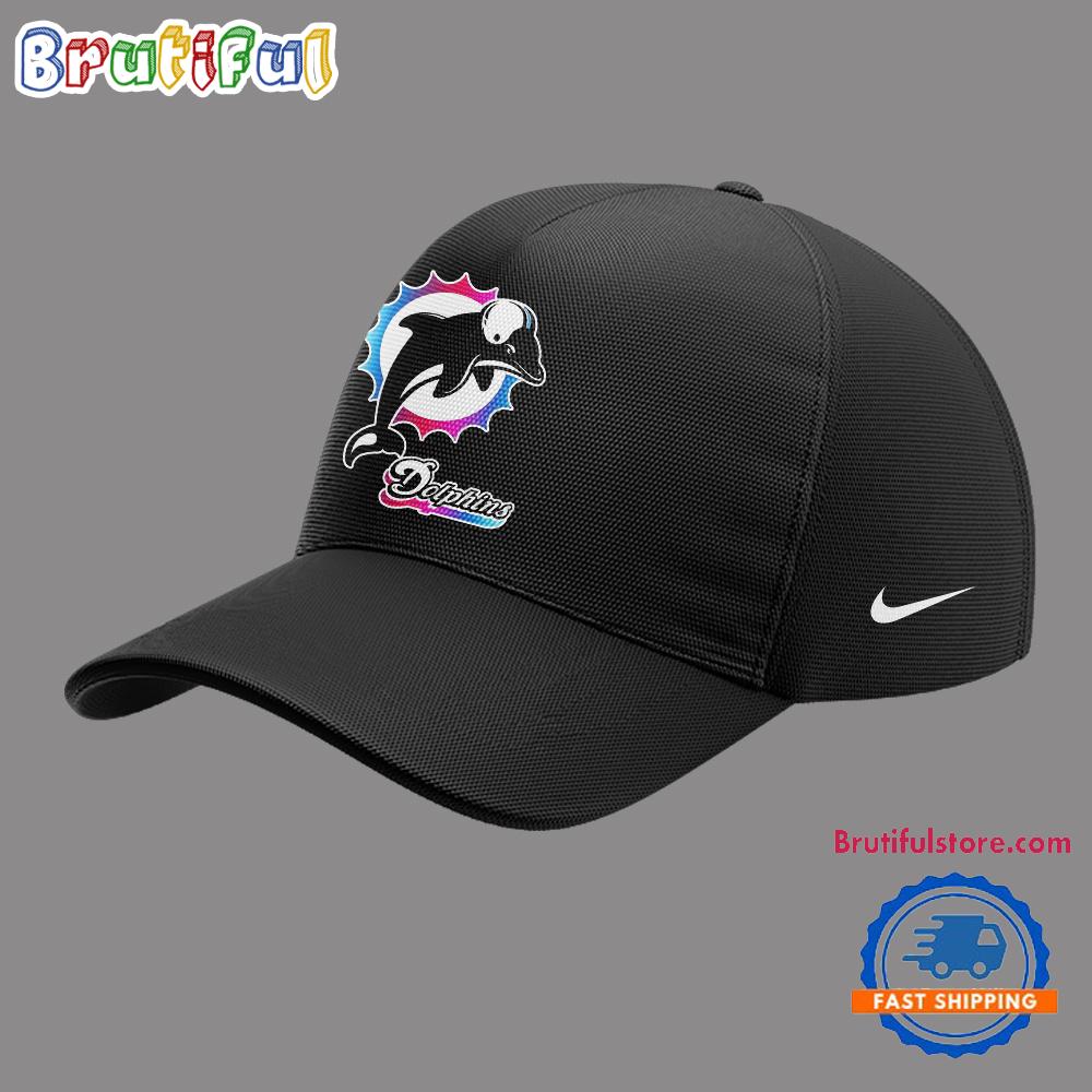 Miami Dolphins Football Vice City Black Cap