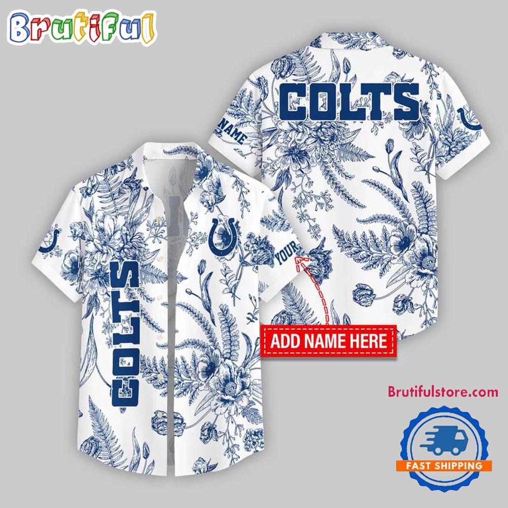 Miami Dolphins Leaf Flower Pattern Personalized Name Hawaii Shirt