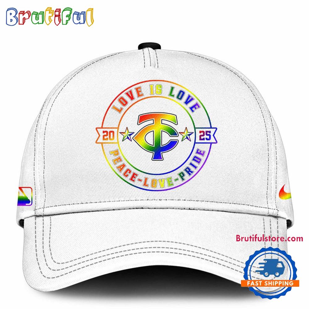 Minnesota Twins 2025 Happy Pride Month Limited Edition Baseball Cap