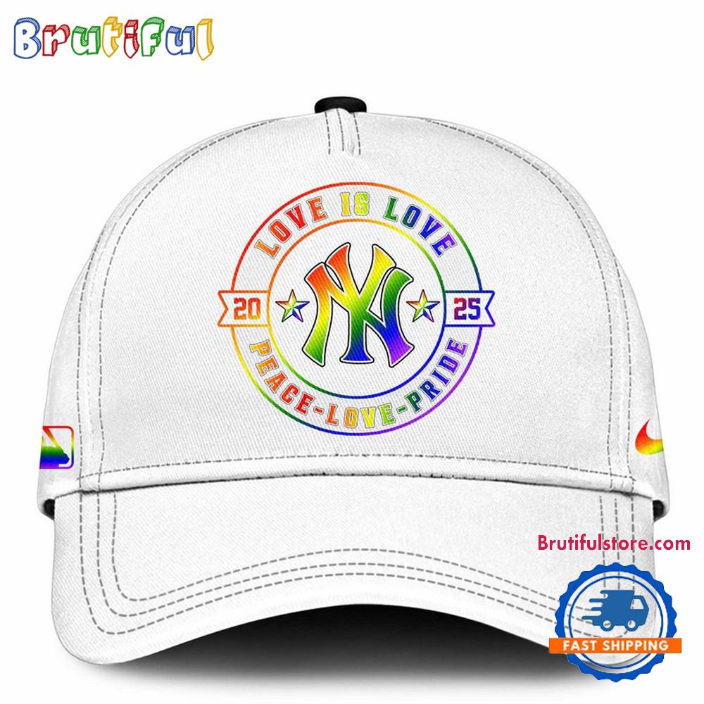 New York Yankees 2025 Happy Pride Month Limited Edition Baseball Cap