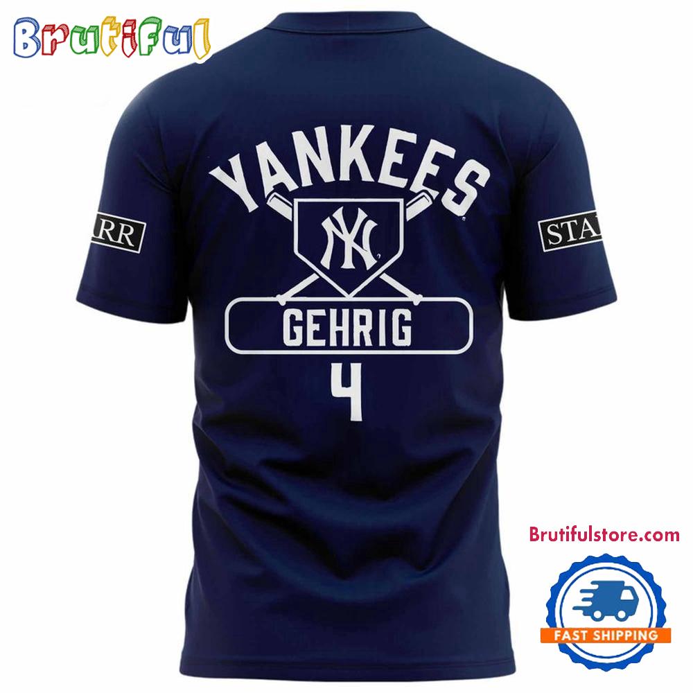New York Yankees x 2025 Lou Gehrig Day 3D Shirt
