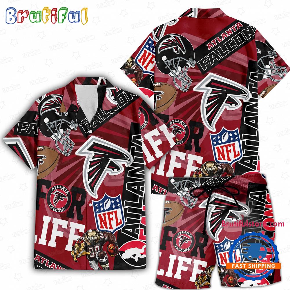 NFL Atlanta Falcons Limited Edition For Life Hawaiian Shirt And Shorts