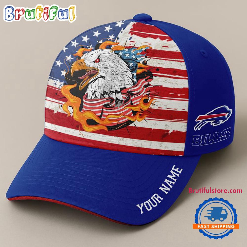 NFL Buffalo Bills Independence Day Classic Cap, Football Happy 4th of July Cap Hats