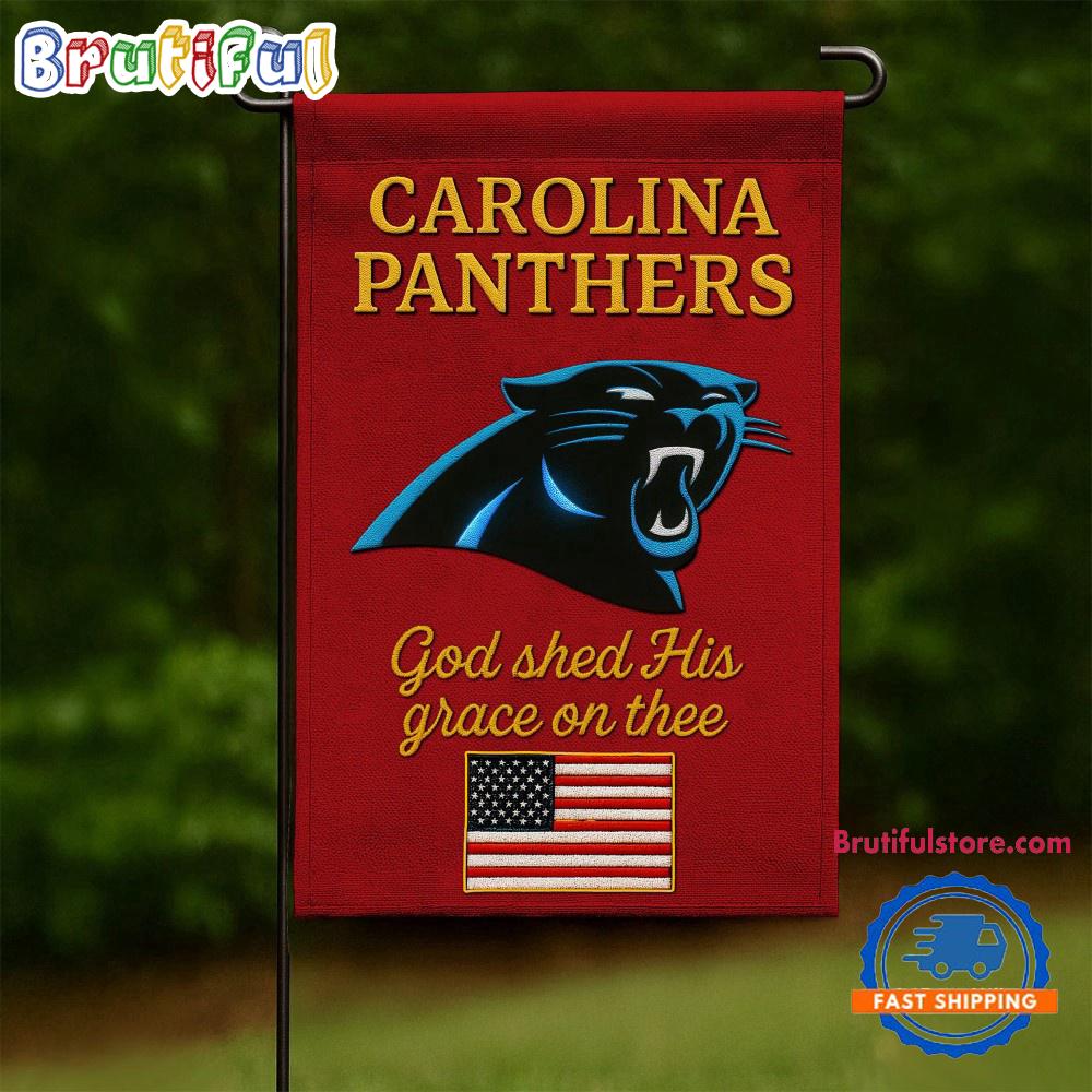 NFL Carolina Panthers USA Team Independence Day Flag