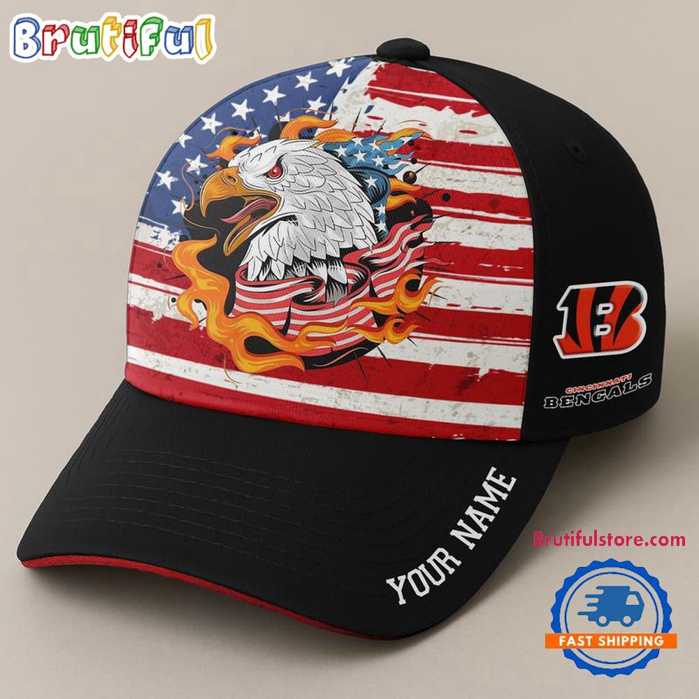 NFL Cincinnati Bengals Independence Day Classic Cap, Football Happy 4th of July Cap Hats