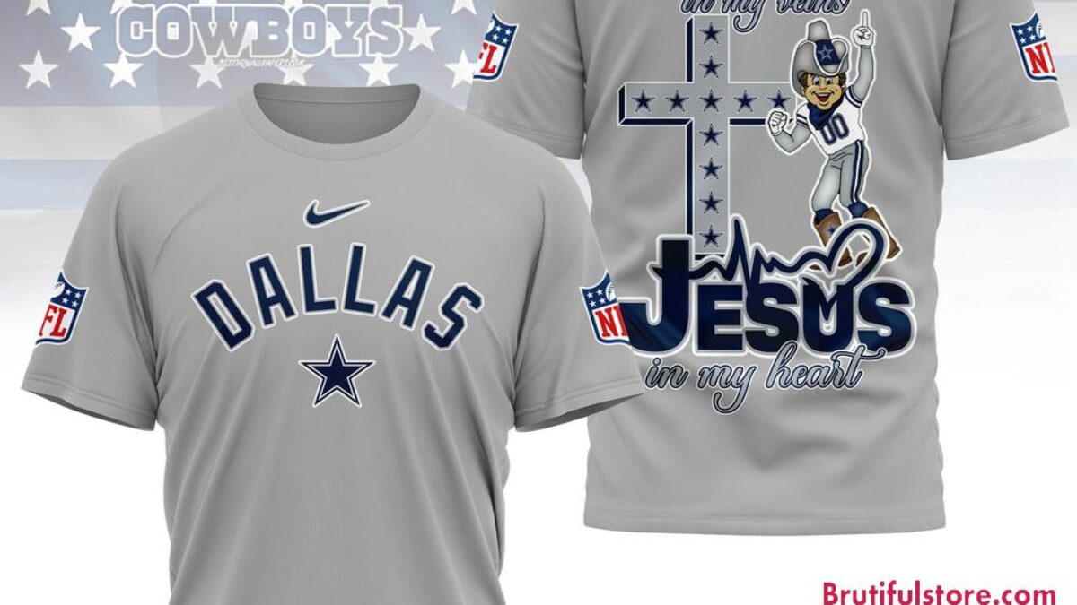 NFL Dallas Cowboys Football And Jesus 3D Shirt