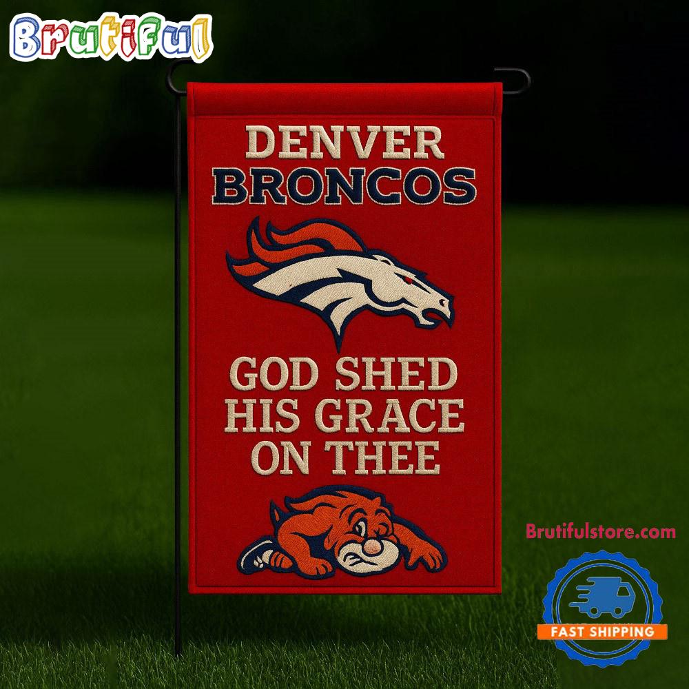 NFL Denver Broncos USA Team Independence Day Flag, Football Team 4th Of July Flags