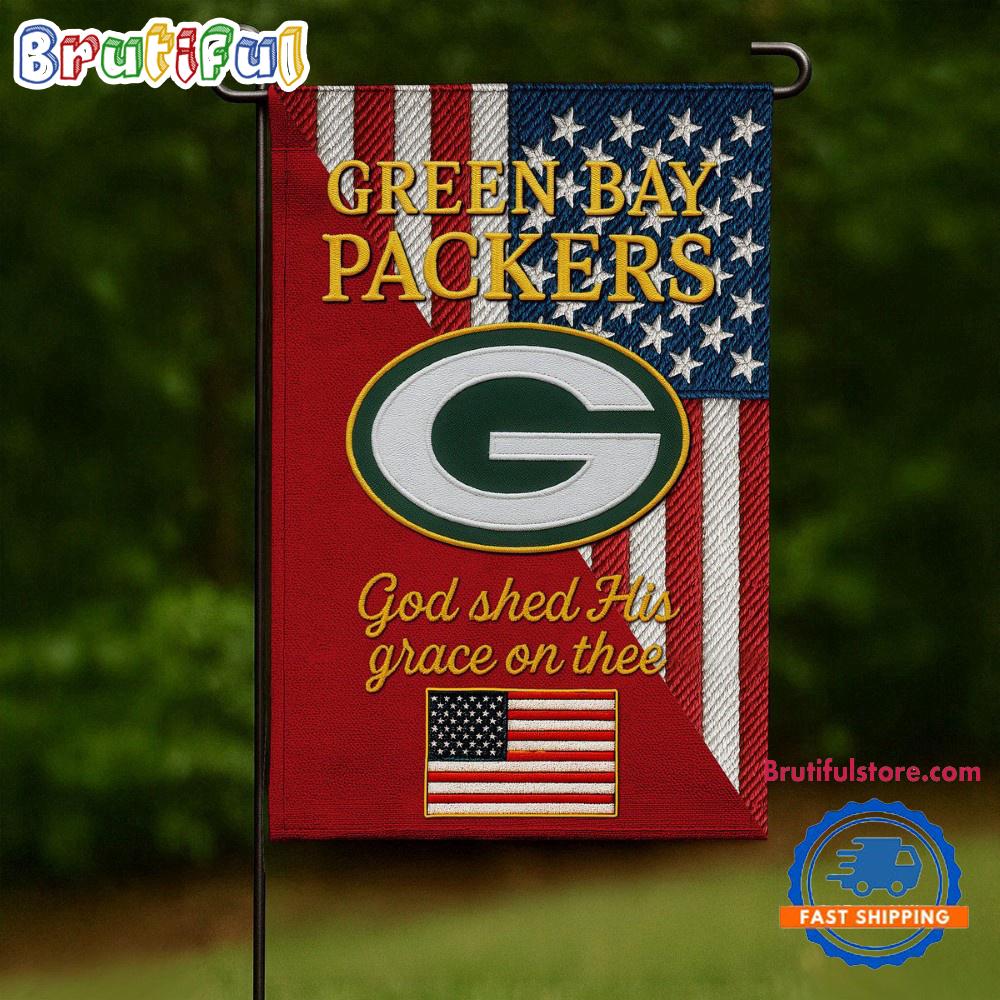 NFL Green Bay Packers USA Team Independence Day Flag, Football Team 4th Of July Flags