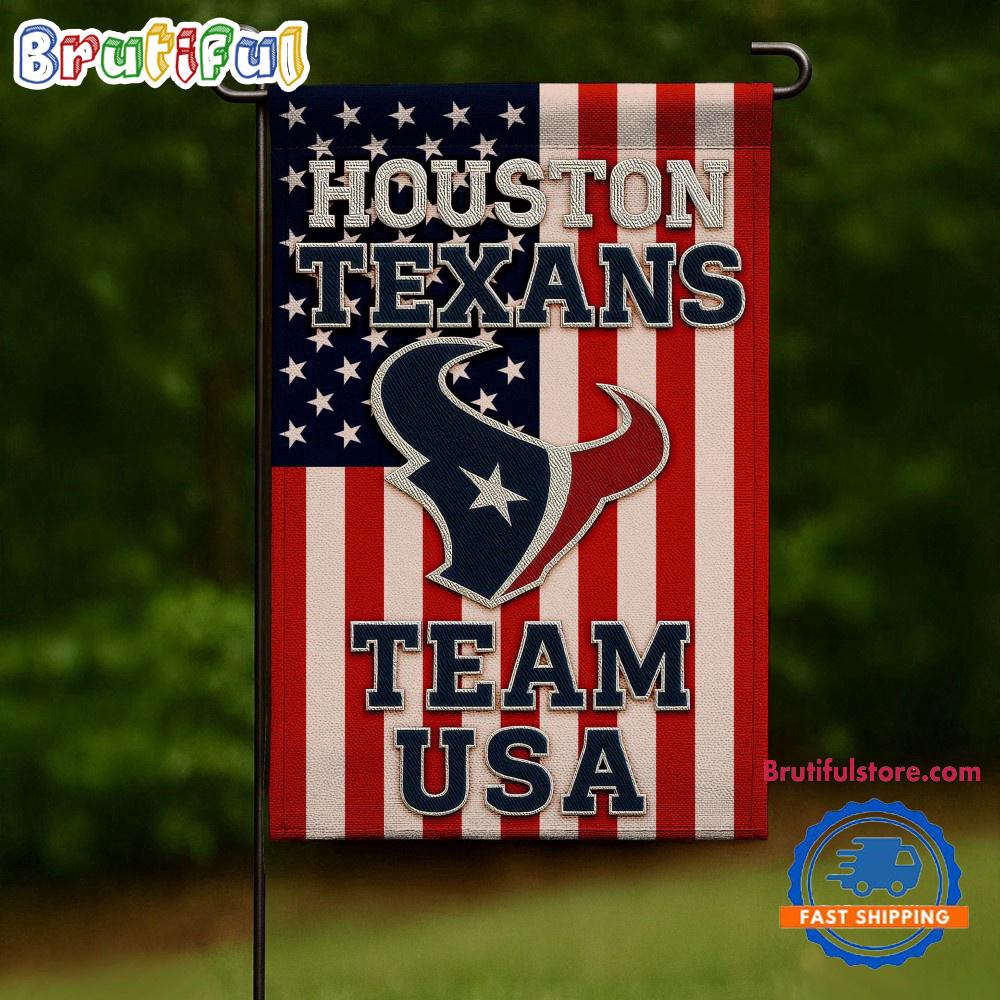 NFL Houston Texans USA Team Independence Day Flag, Football Team 4th Of July Flags