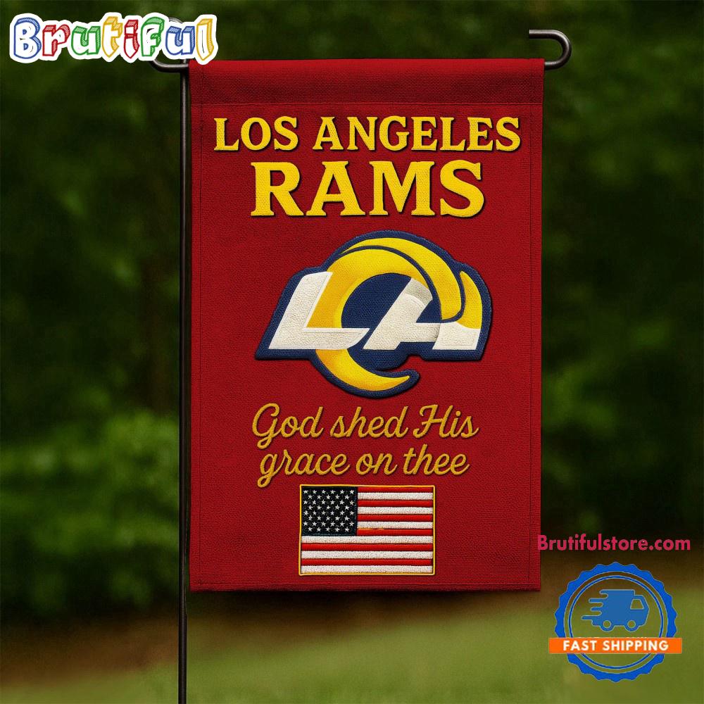 NFL Los Angeles Rams USA Team Independence Day Flag
