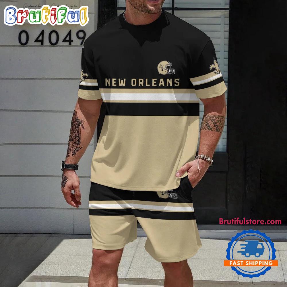 NFL New Orleans Saints Limited Edition Summer T Shirt And Shorts Set