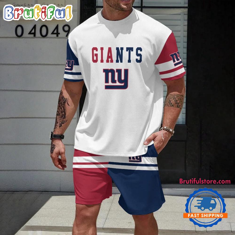 NFL New York Giants Limited Edition Summer T Shirt And Shorts Set