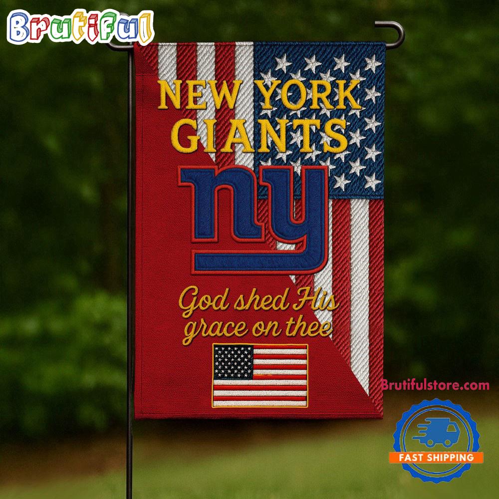 NFL New York Giants USA Team Independence Day Flag, Football Team 4th Of July Flags