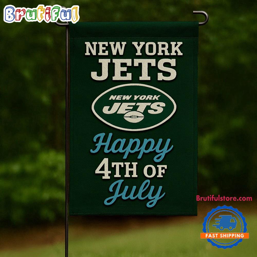 NFL New York Jets USA Team Independence Day Flag, Football Team 4th Of July Flags