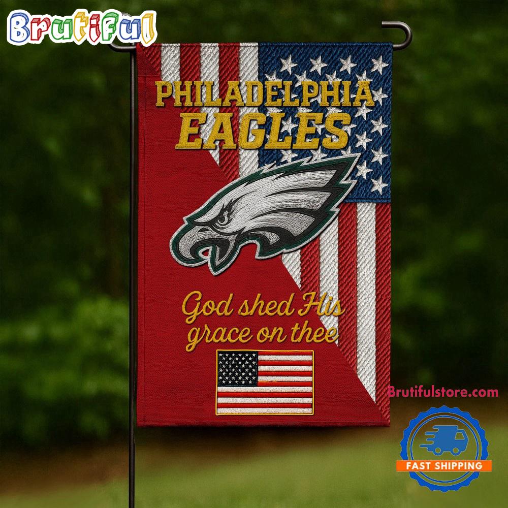 NFL Philadelphia Eagles USA Team Independence Day Flag, Football Team 4th Of July Flags