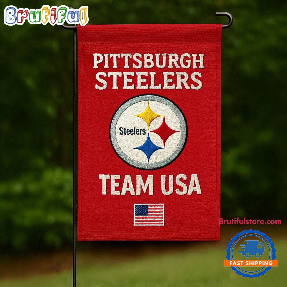 NFL Pittsburgh Steelers USA Team Independence Day Flag, Football Team 4th Of July Flags