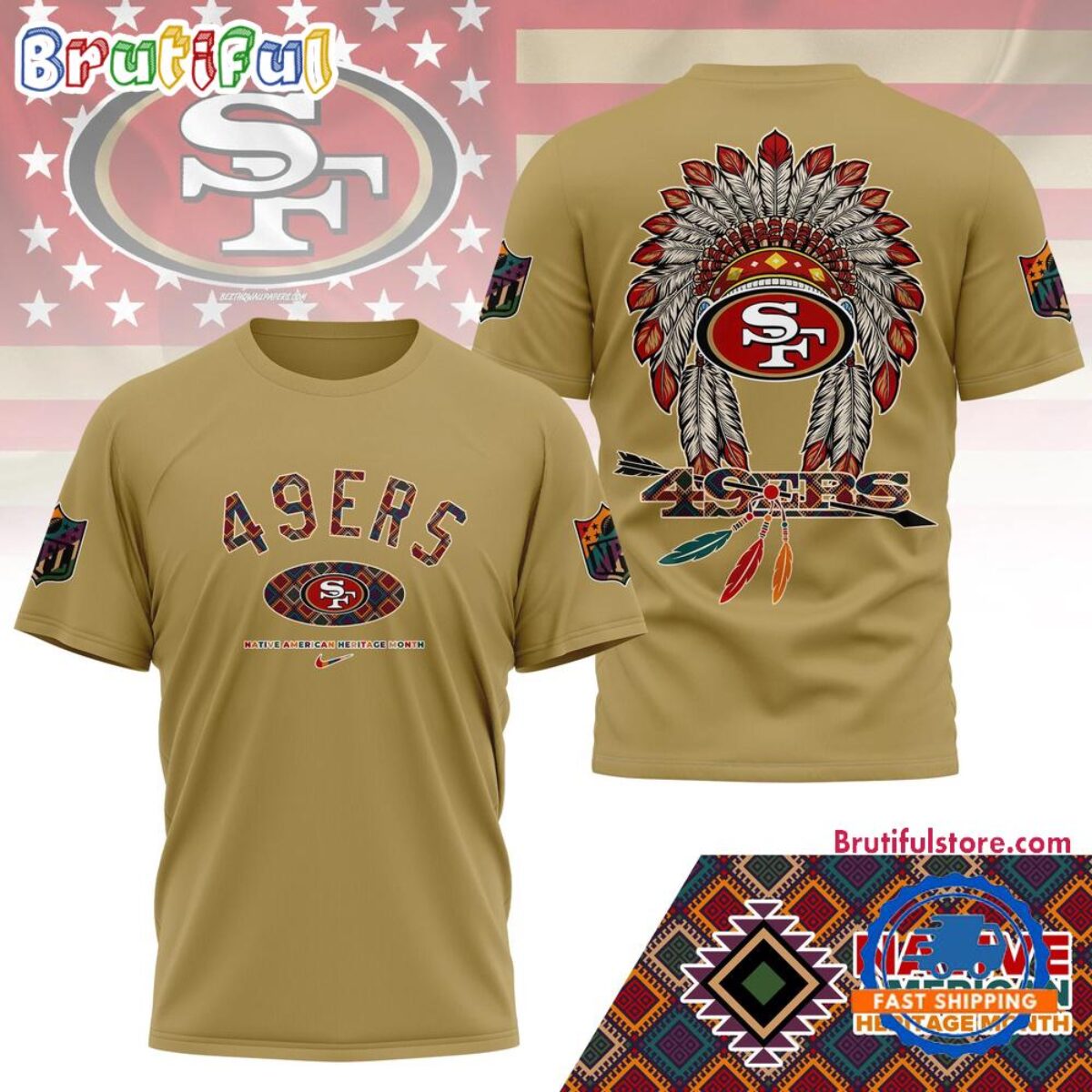 NFL San Francisco 49ers Football Native American Heritage Month