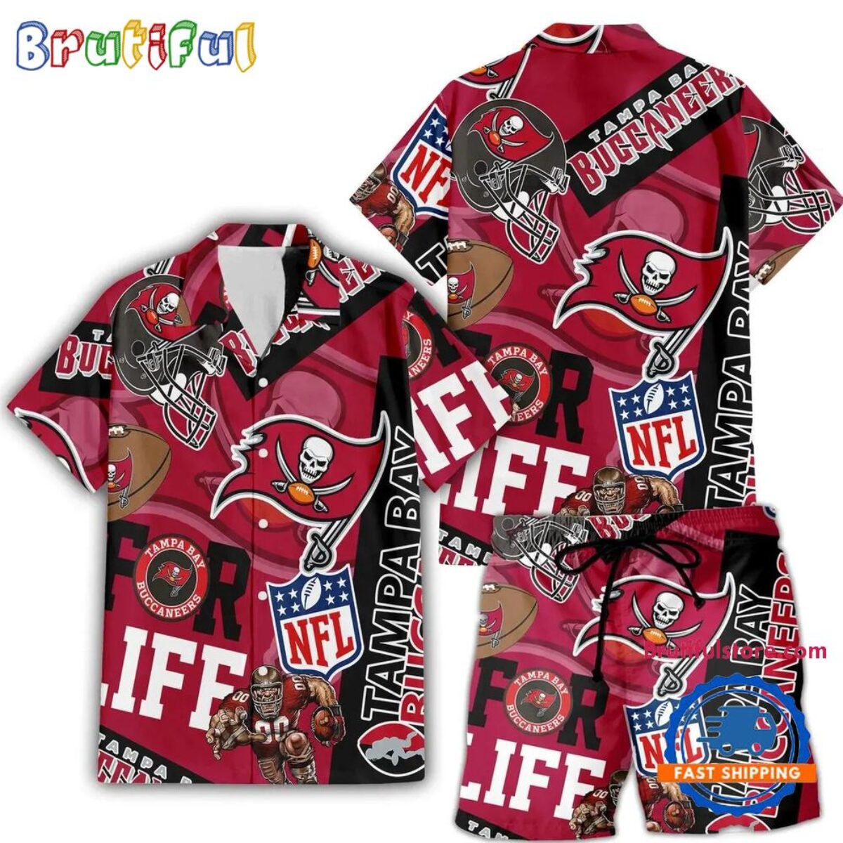 NFL Tampa Bay Buccaneers Limited Edition For Life Hawaiian Shirt 