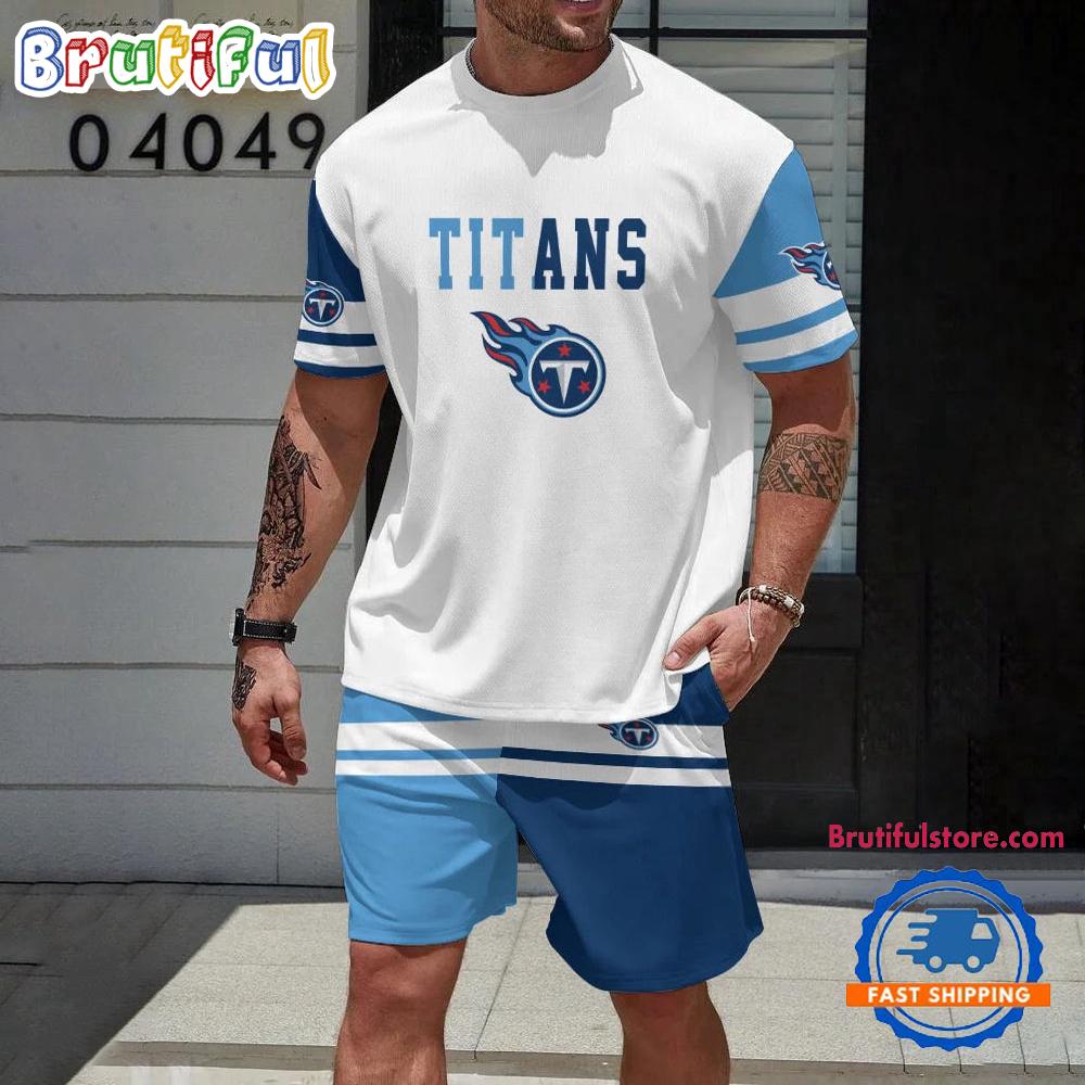 NFL Tennessee Titans Limited Edition Summer T Shirt And Shorts Set