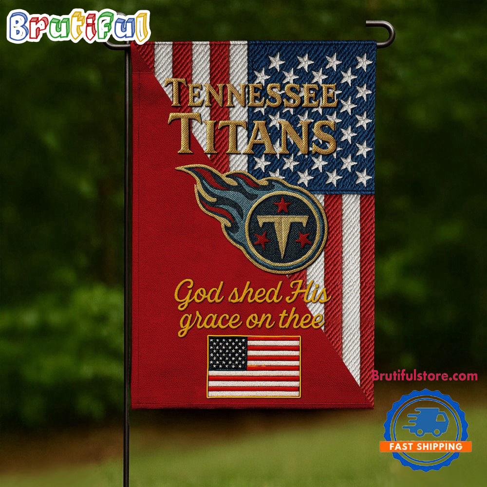 NFL Tennessee Titans USA Team Independence Day Flag, Football Team 4th Of July Flags