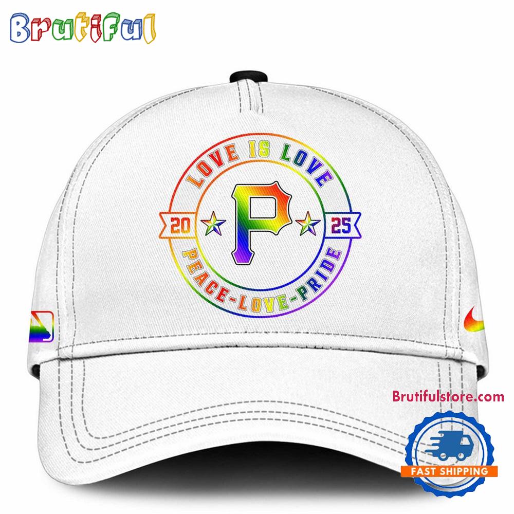 Pittsburgh Pirates 2025 Happy Pride Month Limited Edition Baseball Cap