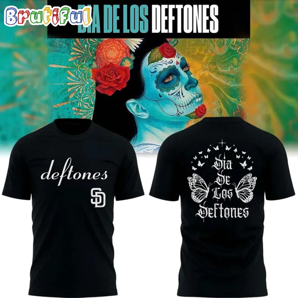 San Diego Padres Dia de los DEFTONES T Shirt