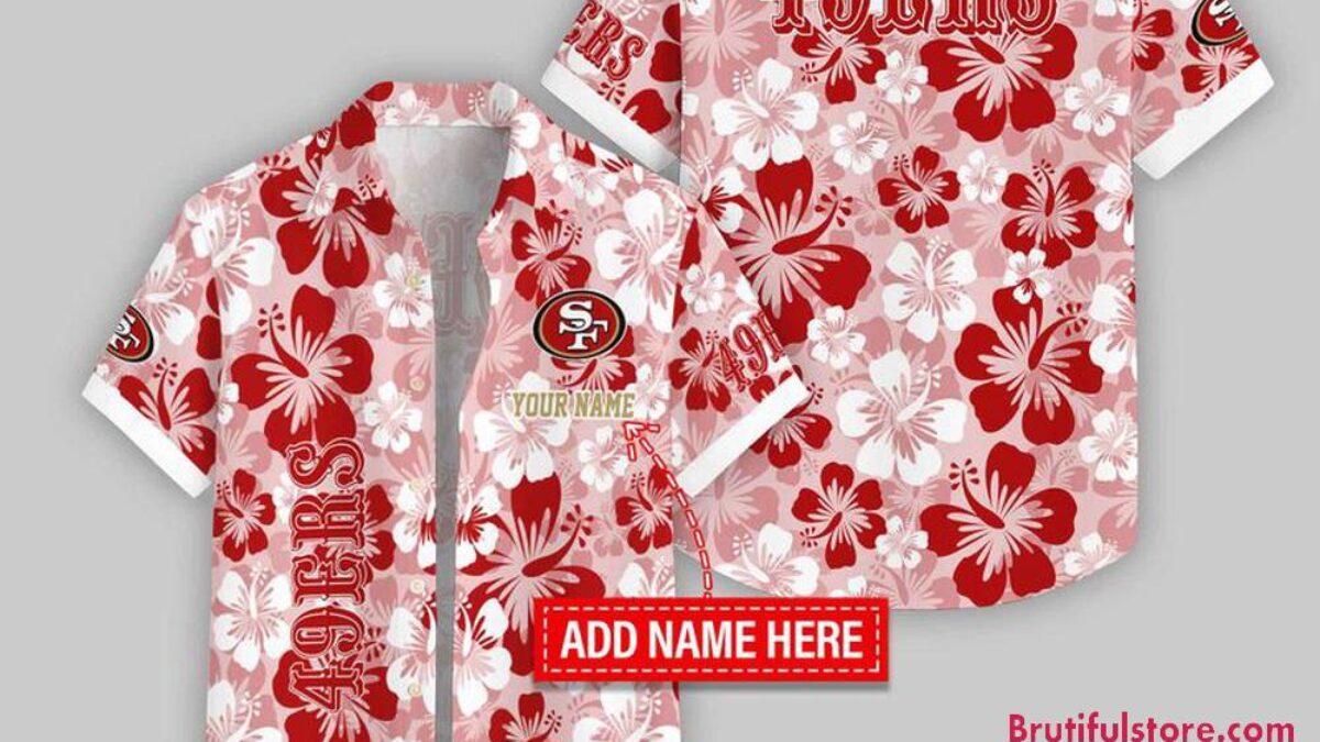 San Francisco 49ers Flower Palm Tree Aloha Hawaii Shirt