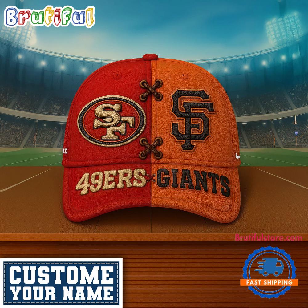 San Francisco 49ers x San Francisco Giants Sporty New Design Baseball Cap