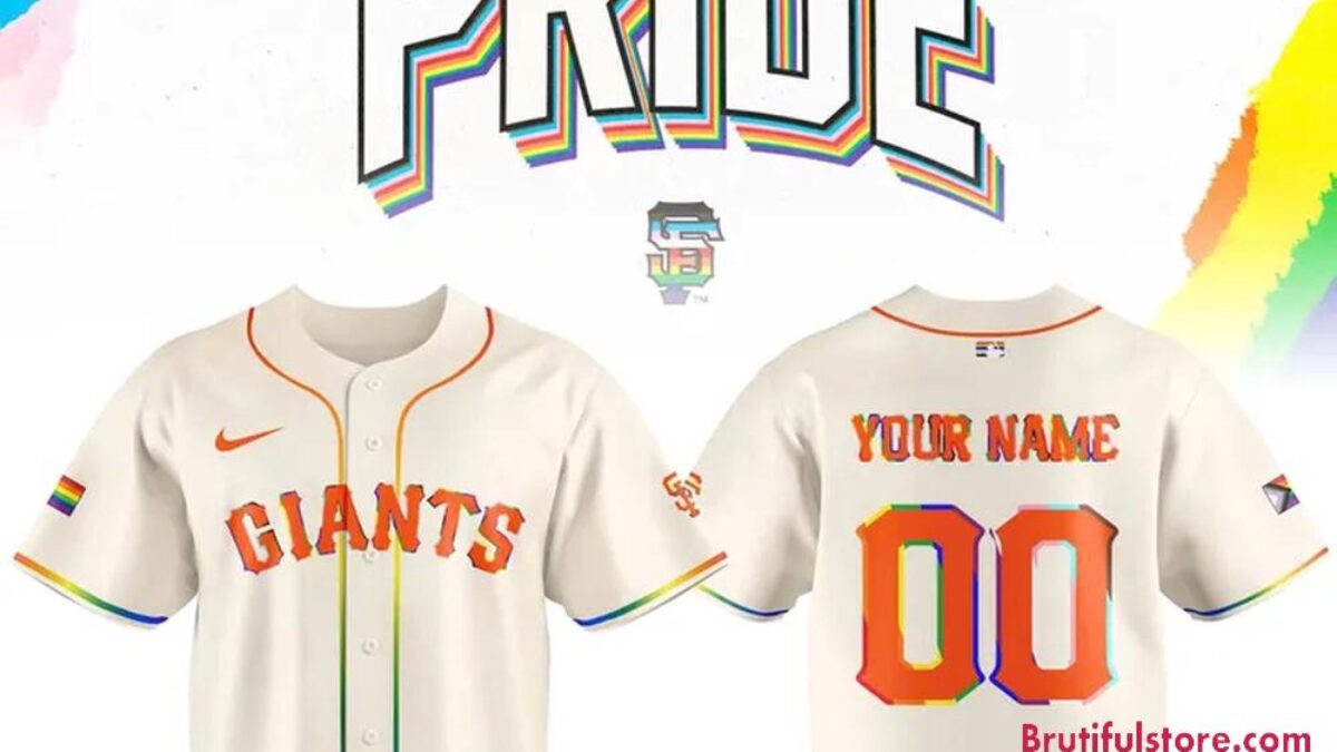 San Francisco Giants Pride Night Custom Baseball Jersey