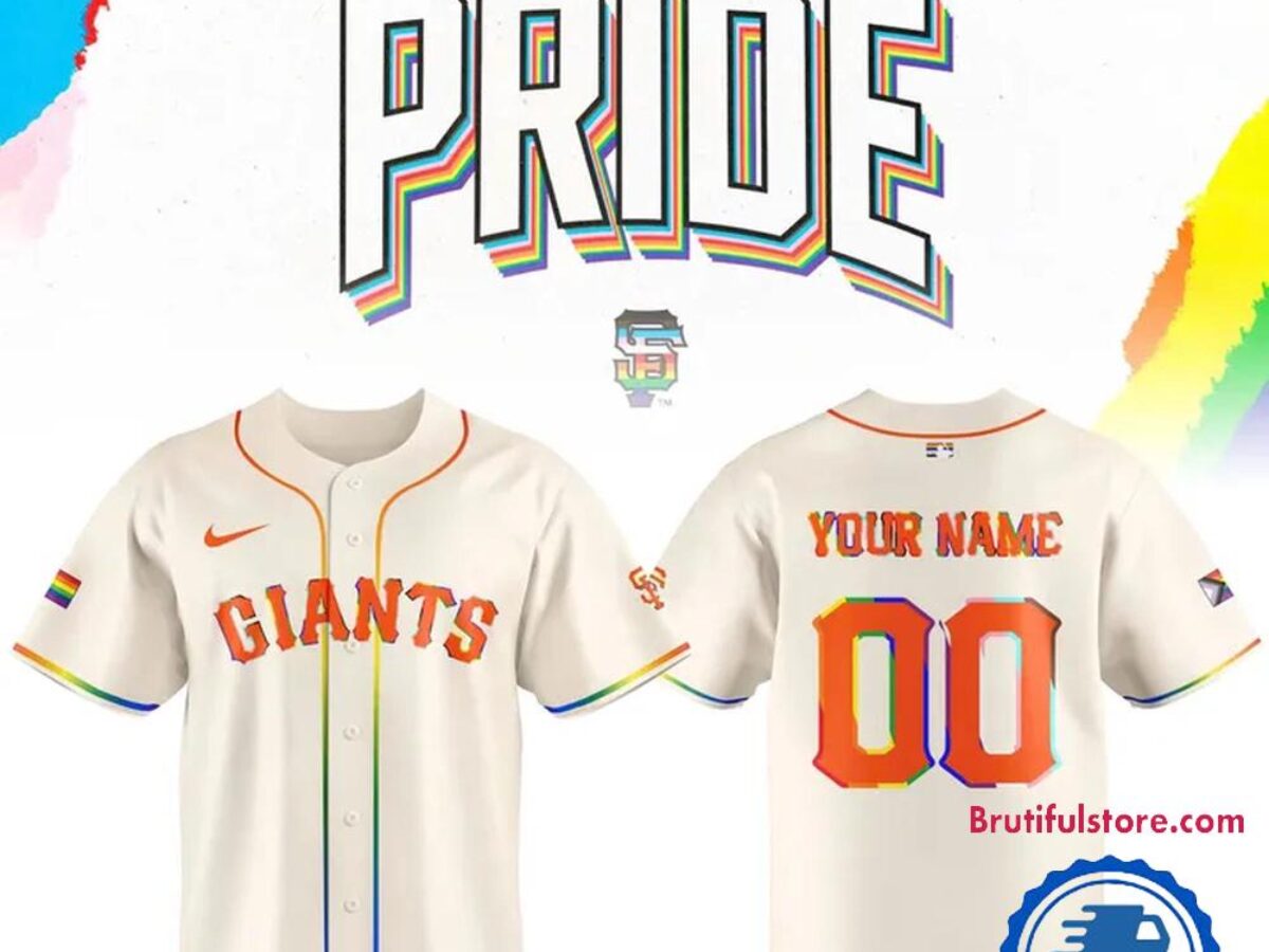 San Francisco Giants Pride Night Custom Baseball Jersey