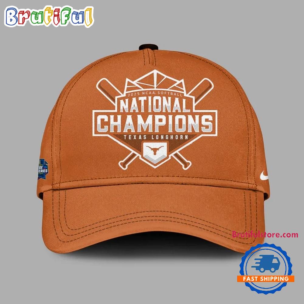 Texas Longhorns Softball Women's College World Series 2025 Champions Cap