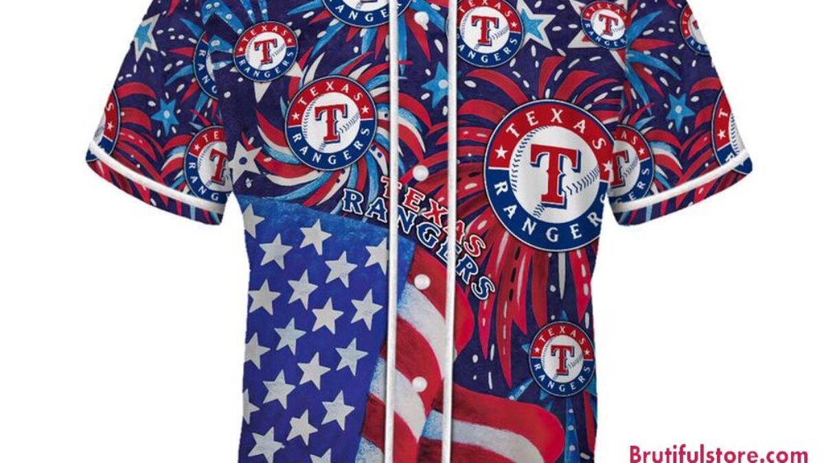 texas rangers jersey dress USA Flag Independence Day Baseball Jersey, Sport Team 4th of July dresser knobs