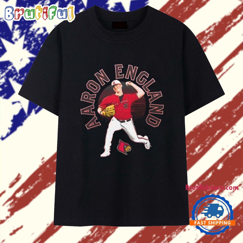 Aaron England illustrated Louisville Cardinals T Shirt