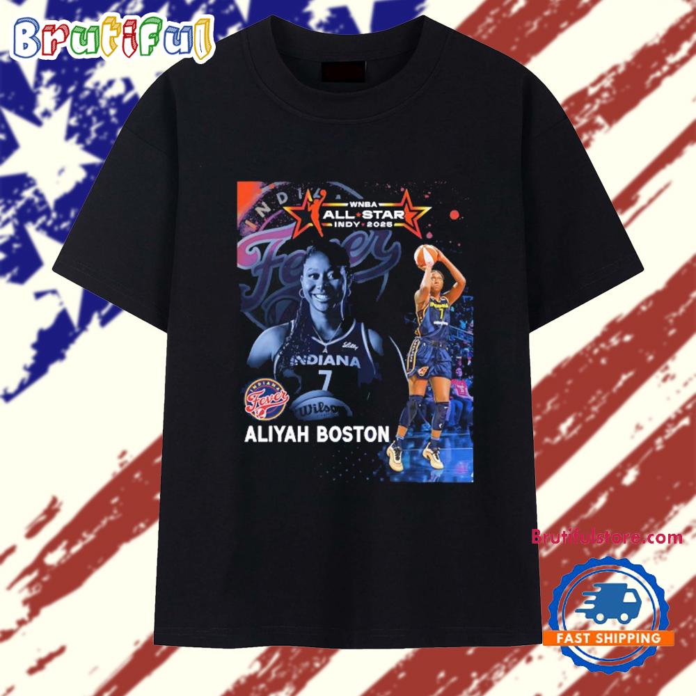 Aliyah Boston Indiana Fever 2025 WNBA All-Star T Shirt