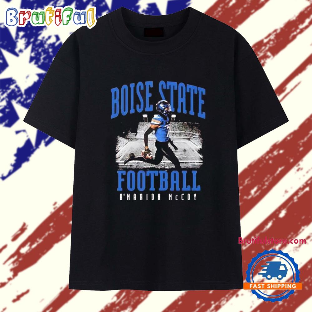 A’Marion McCoy running stadium Boise State Broncos T Shirt