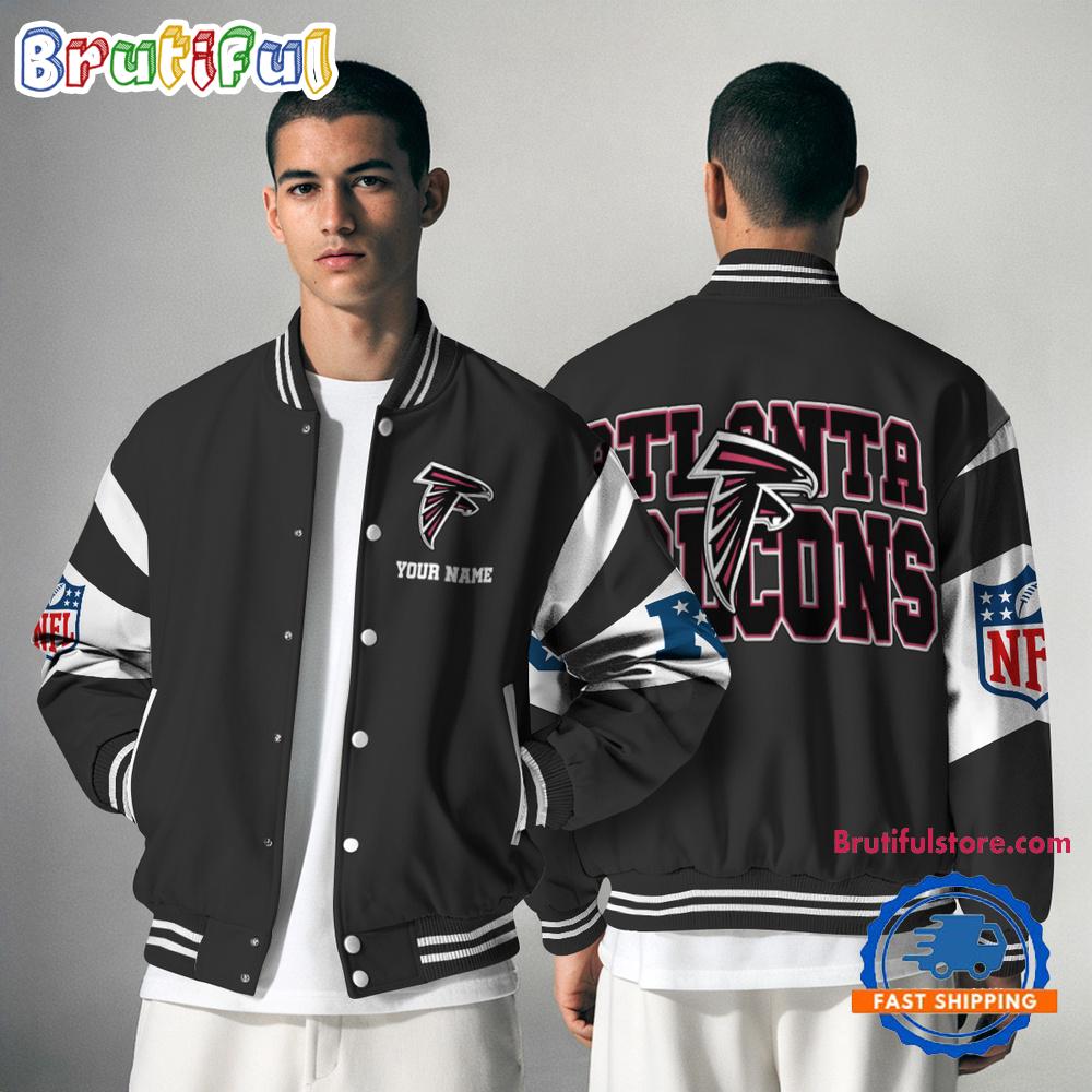 Atlanta Falcons National Football Conference Unisex Baseball Jacket