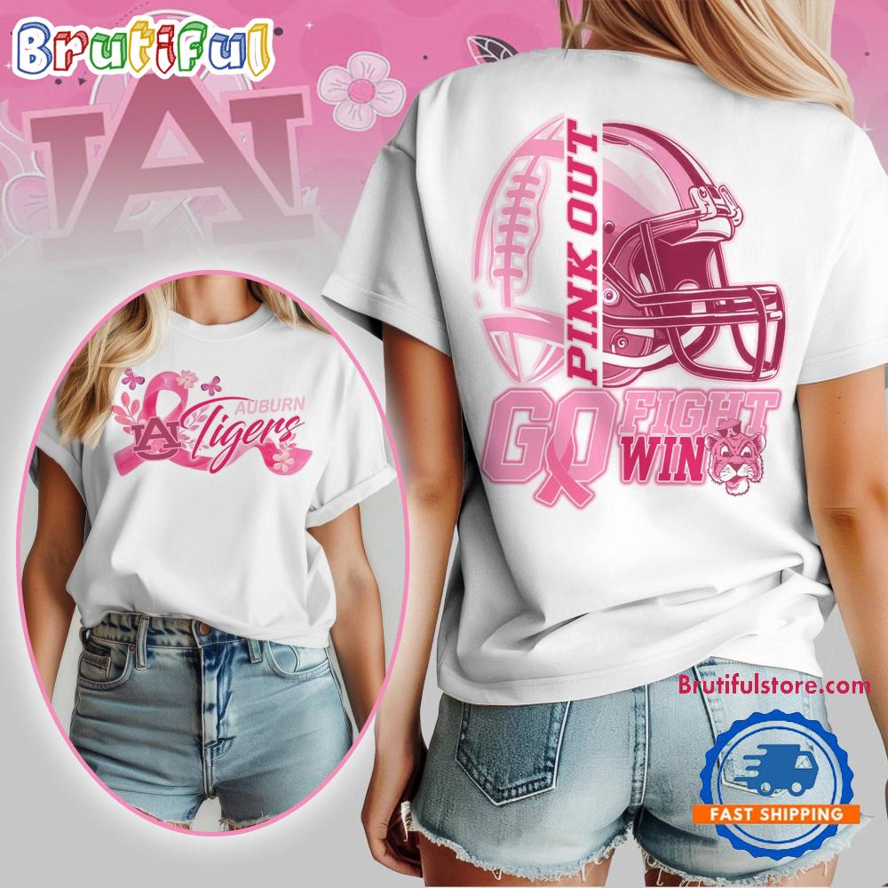 Auburn Tigers Tackle Breast Cancer New Design Unisex T Shirt