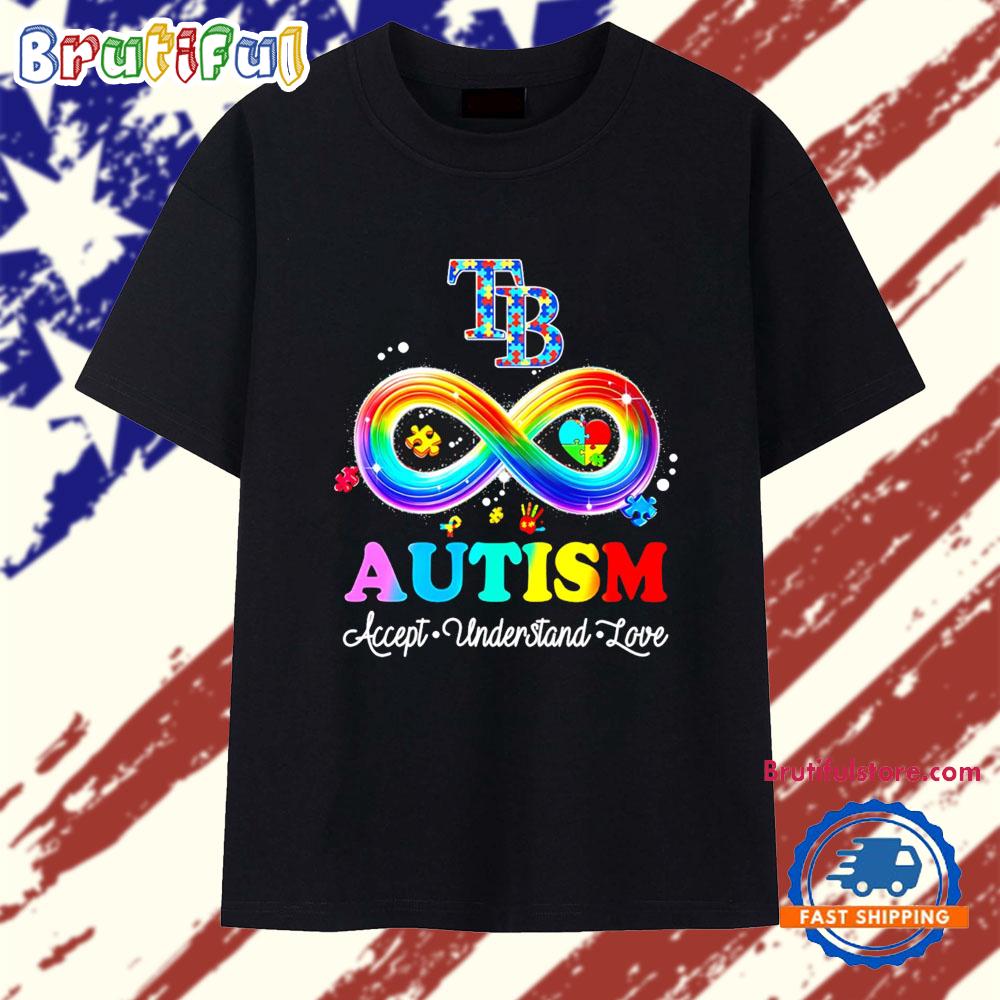 Autism Accept Understand Love Tampa Bay Rays T Shirt