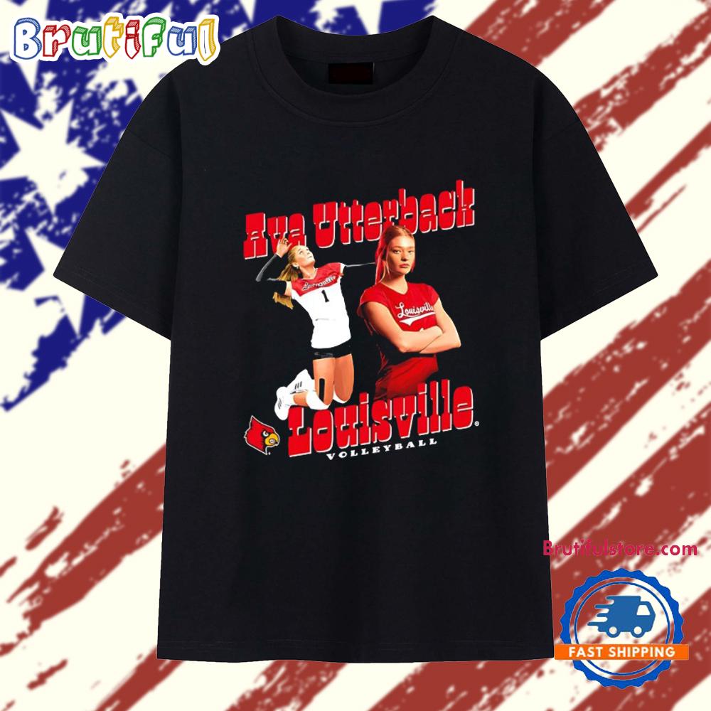 Ava Utterback Louisville Volleyball Player Collage T Shirt