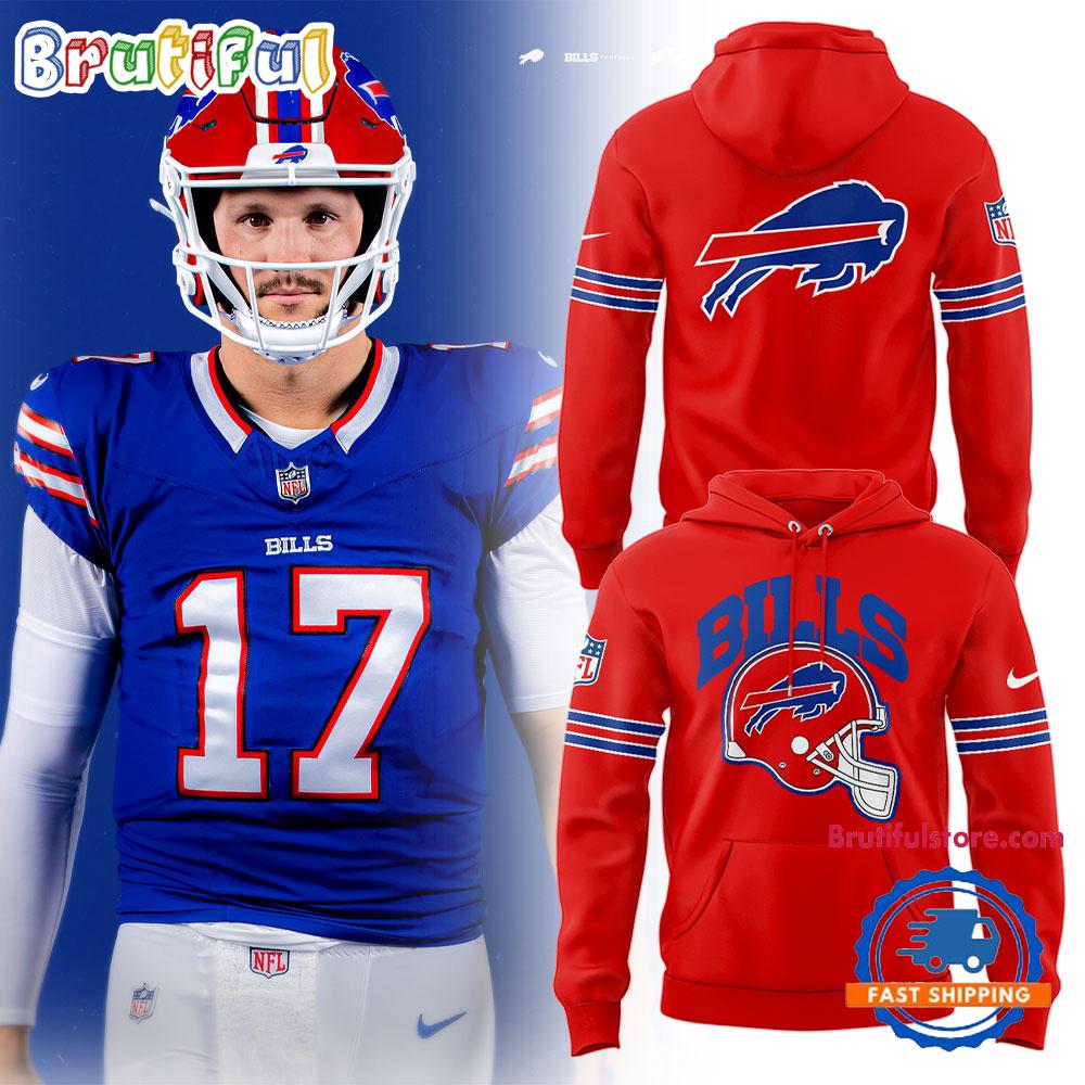Buffalo Bills Red Helmet 2025 Limited Edition Hoodie