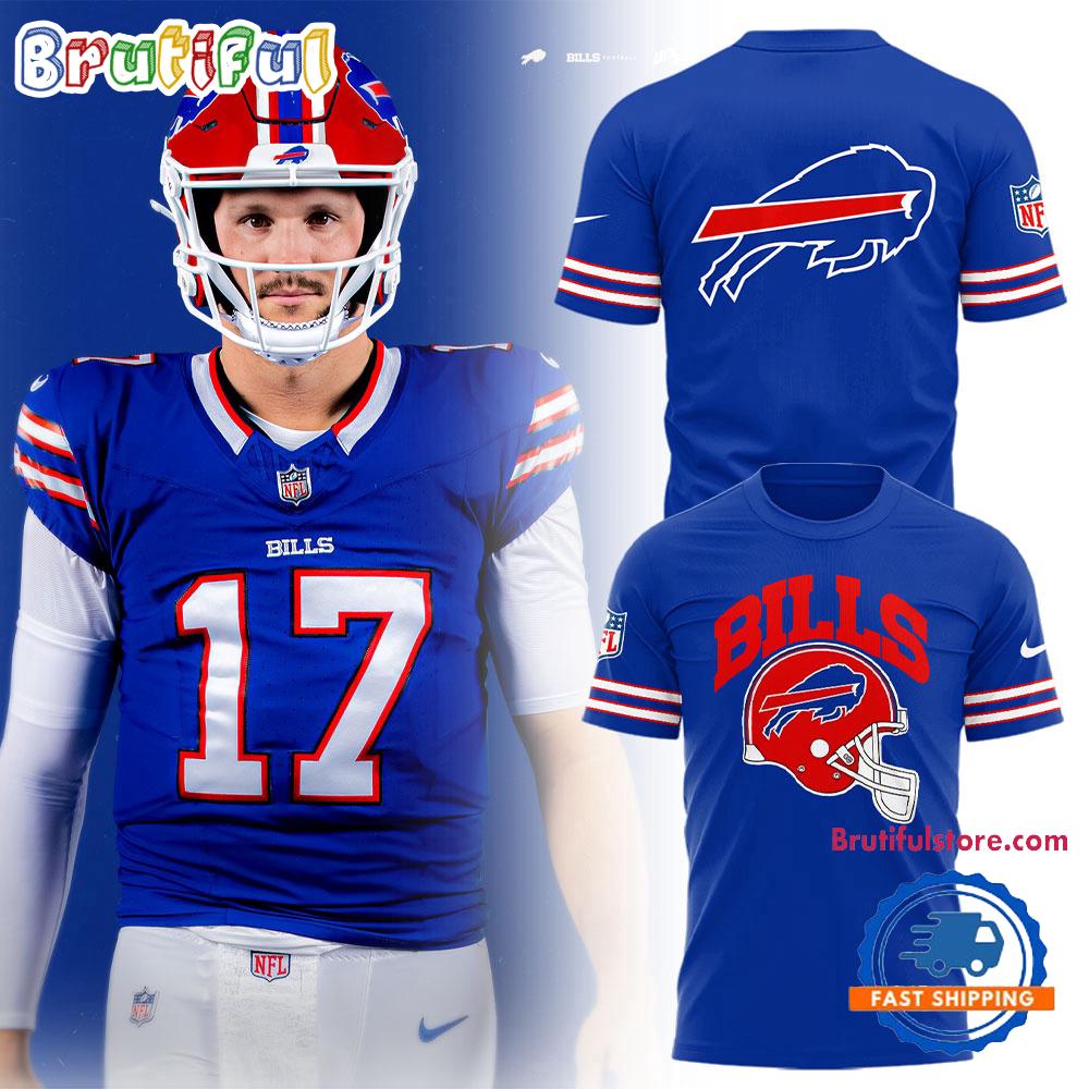 Buffalo Bills Red Helmet 2025 T Shirt
