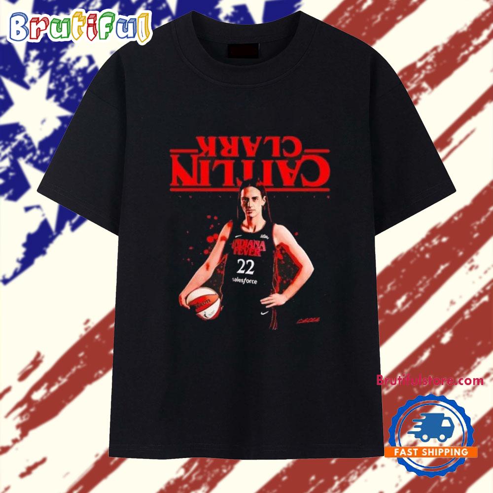 Caitlin Clark Portrait Signature Indiana Fever T Shirt