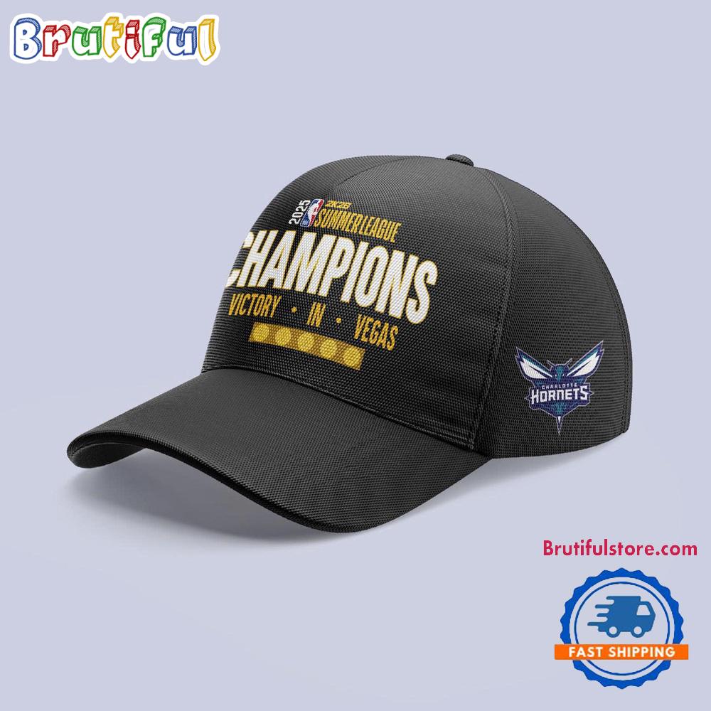 Charlotte Hornets 2025 NBA Summer League Champions Cap Hats