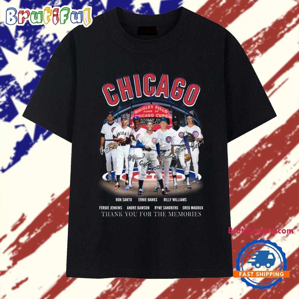 Chicago Cubs Team Player Name 2025 Thank You For The Memories T Shirt