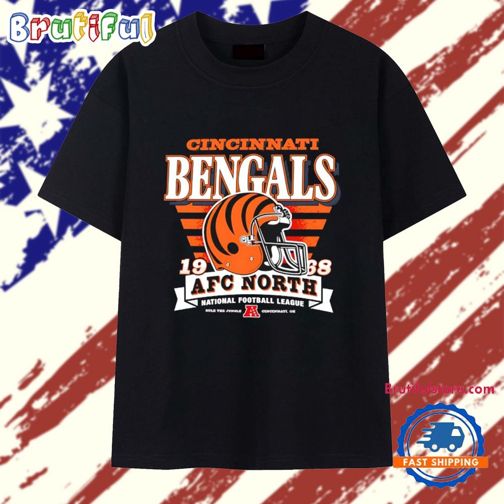Cincinnati Bengals 1968 AFC North National Football League Vintage T Shirt