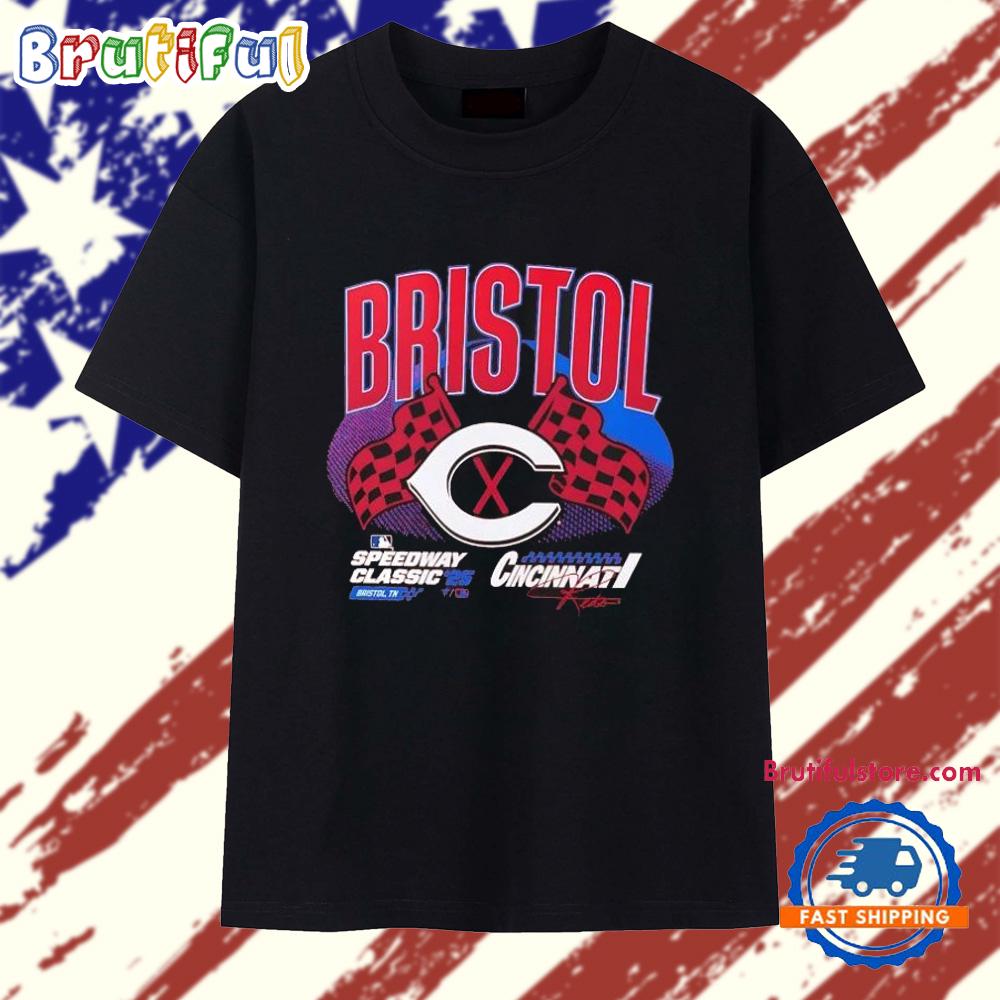 Cincinnati Reds 2025 Speedway Classic Bristol T Shirt
