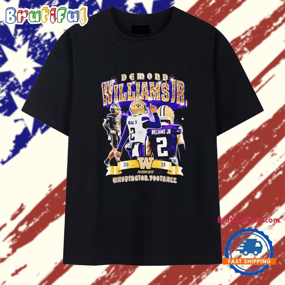 Demond Williams Jr Washington Huskies Graphic T Shirt