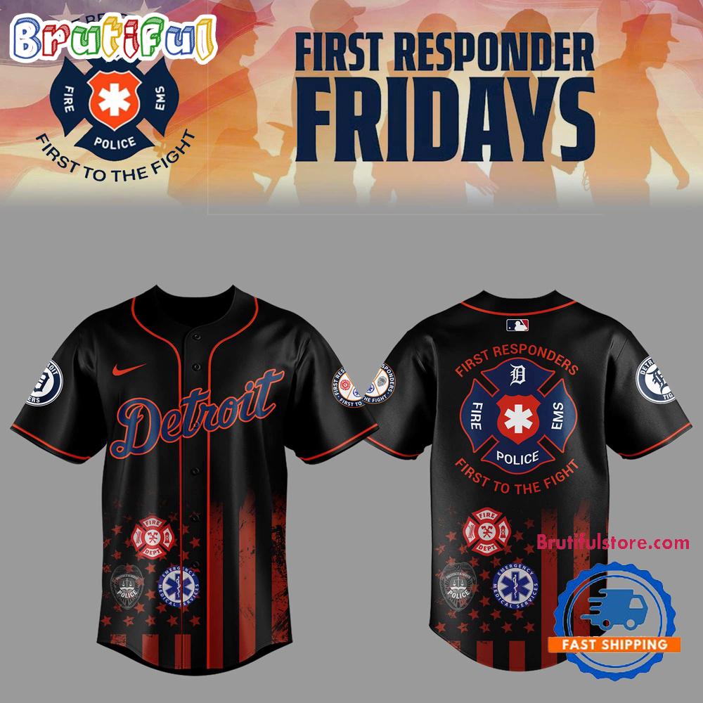 Detroit Tigers First Responders Fridays 2025 Jersey