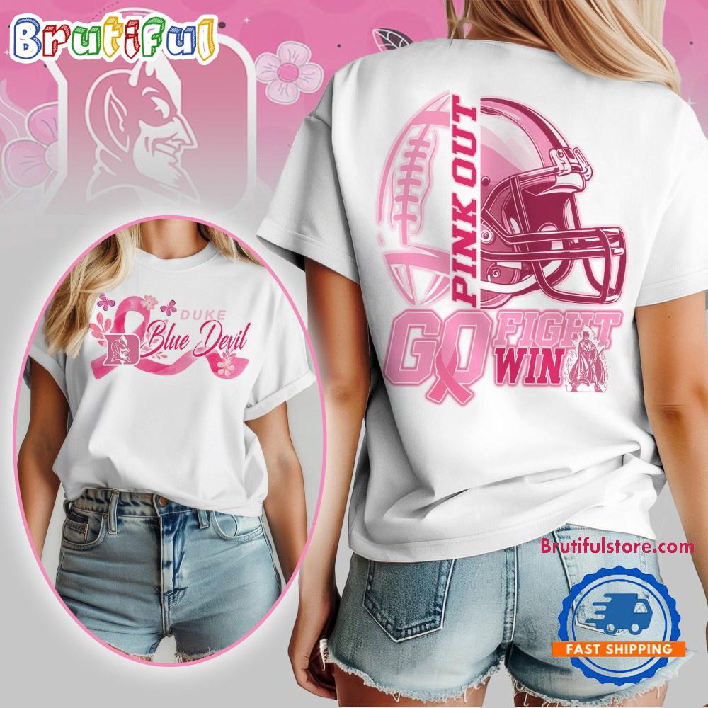 Duke Blue Devil Tackle Breast Cancer New Design Unisex T Shirt