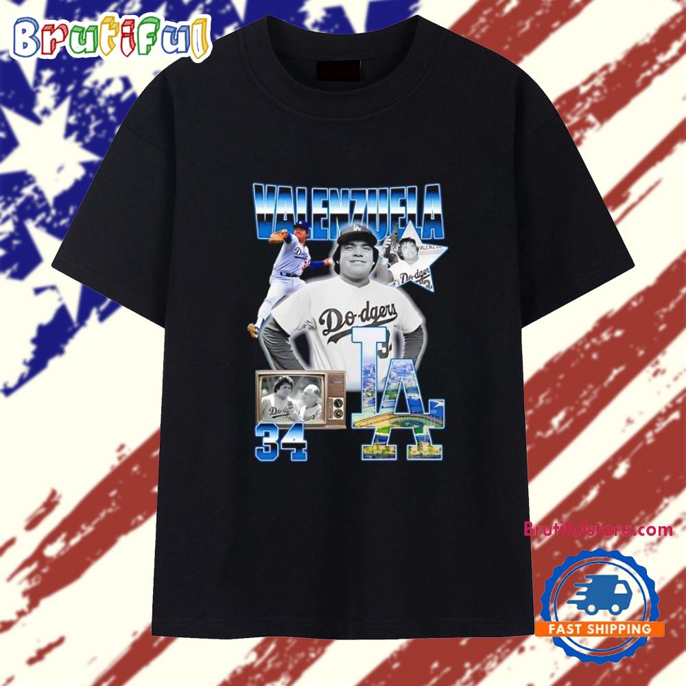 Fernando Mania #34 Los Angeles Dodgers T Shirt
